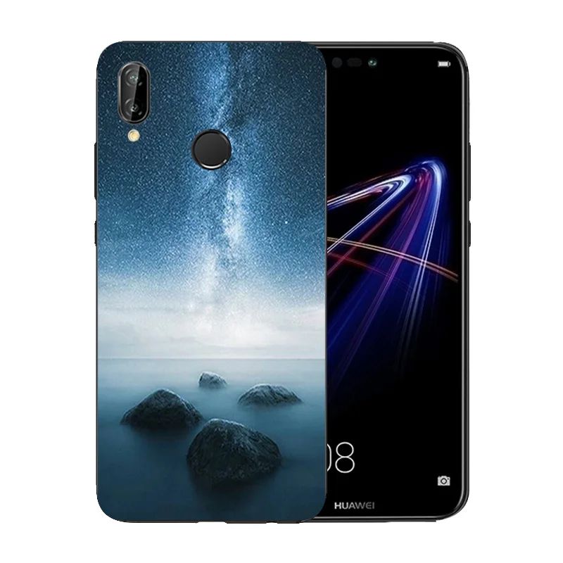 5 84 дюймов для Huawei P20 Lite противоударный чехол nova 3e с узором ночного неба тонкий