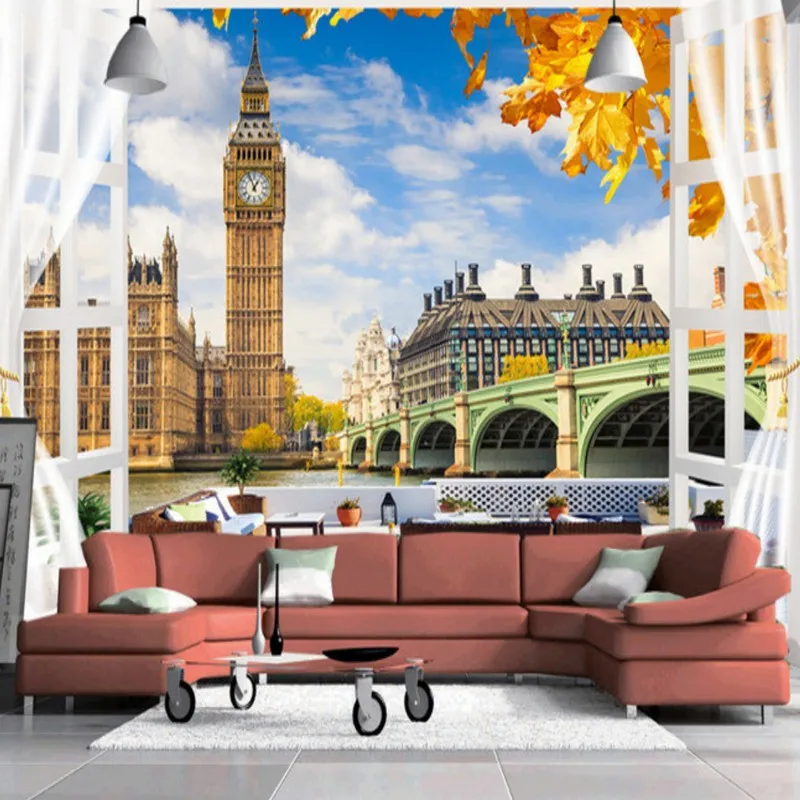 3d-фреска на заказ стерео фонические обои для спальни гостиной лобби удлиненные с