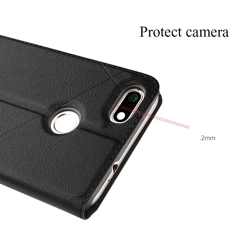 Alivo huawei P Smart Case Роскошные искусственная кожа флип чехол для PSmart телефона