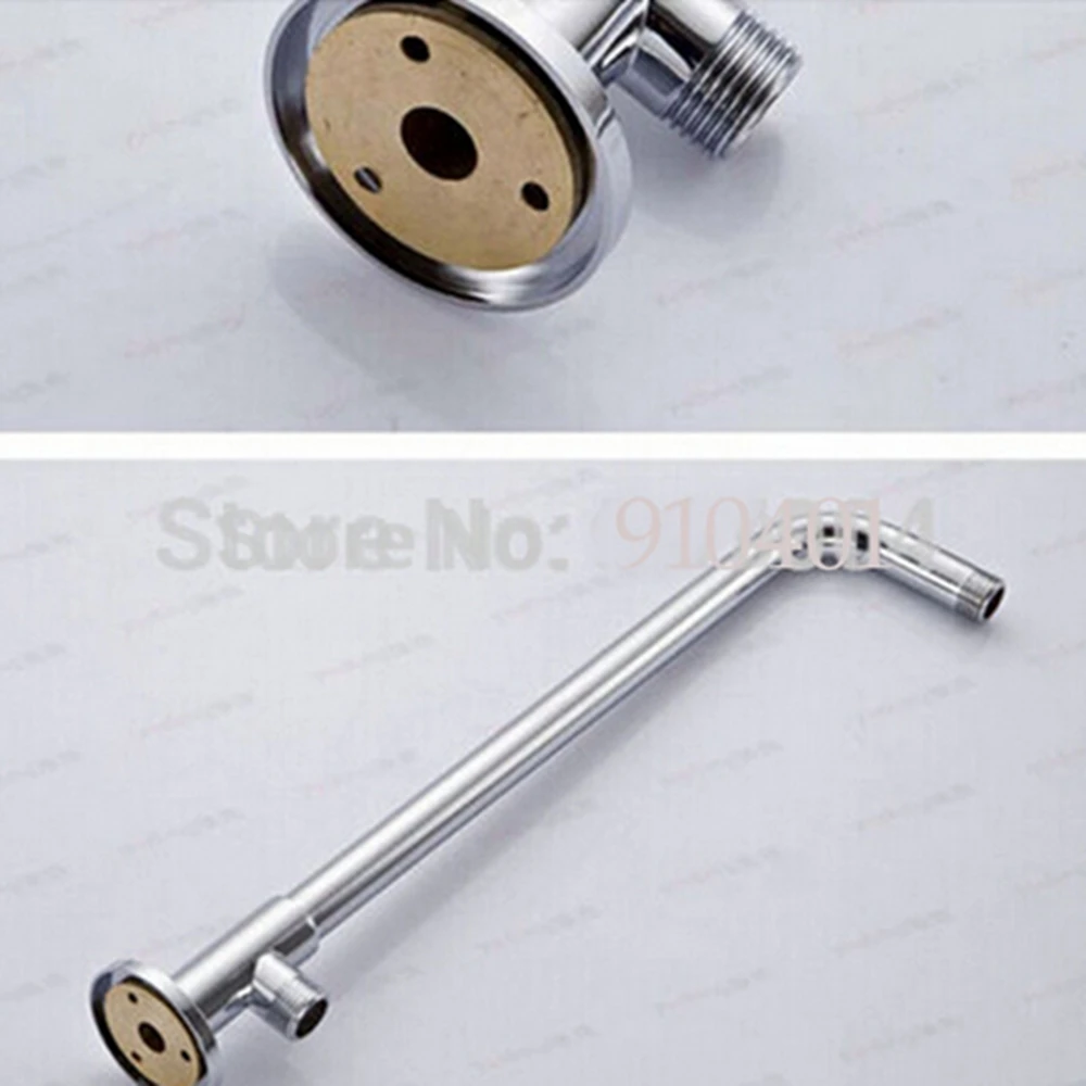 12 &quotсветодиодный Квадратный Дождь Насадки для душа настенный держатель W/шланг