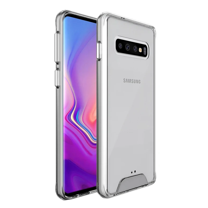 Противоударный бронированный Прозрачный чехол для Samsung Galaxy M10 M20 M30 A10 A20 A30 A50 A70 S10
