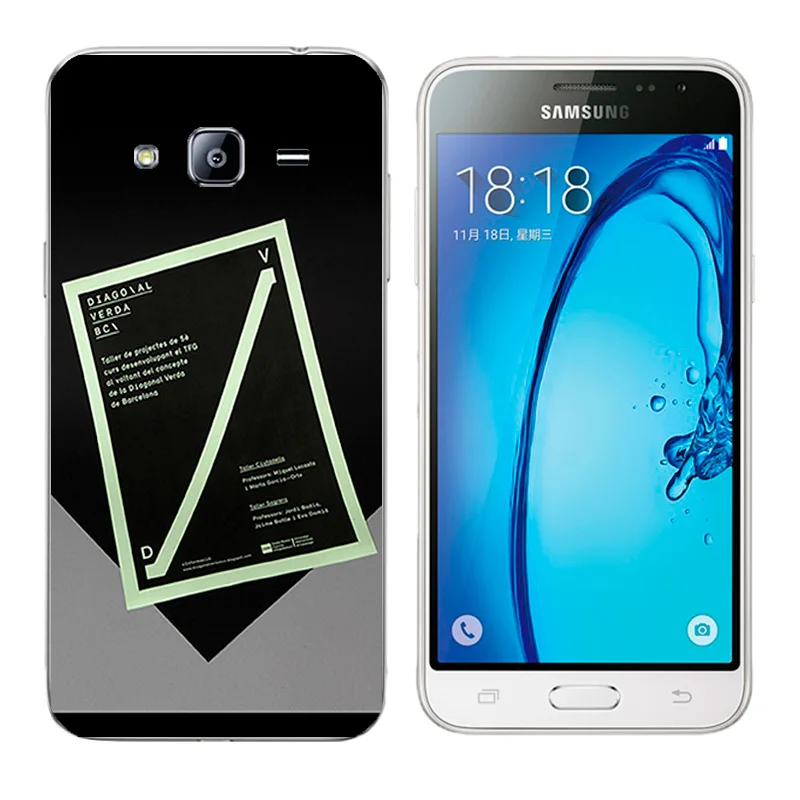 Чехол для Fundas Samsung Galaxy J3 2016 J310F задняя крышка телефона 5 0 "для J3109 силиконовые