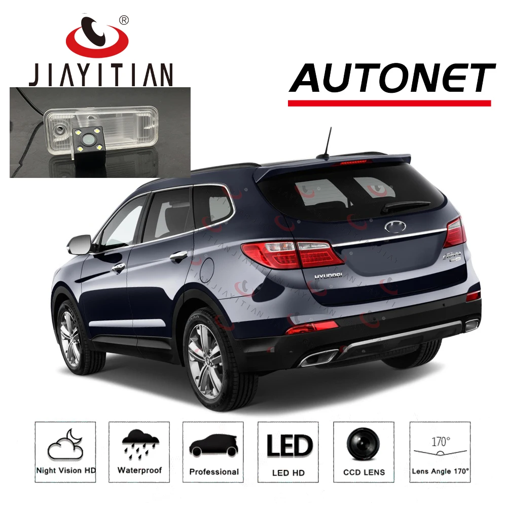 JIAYITIAN камера заднего вида для hyundai Grand Santa Fe 2012~ CCD камера ночного видения камера заднего вида