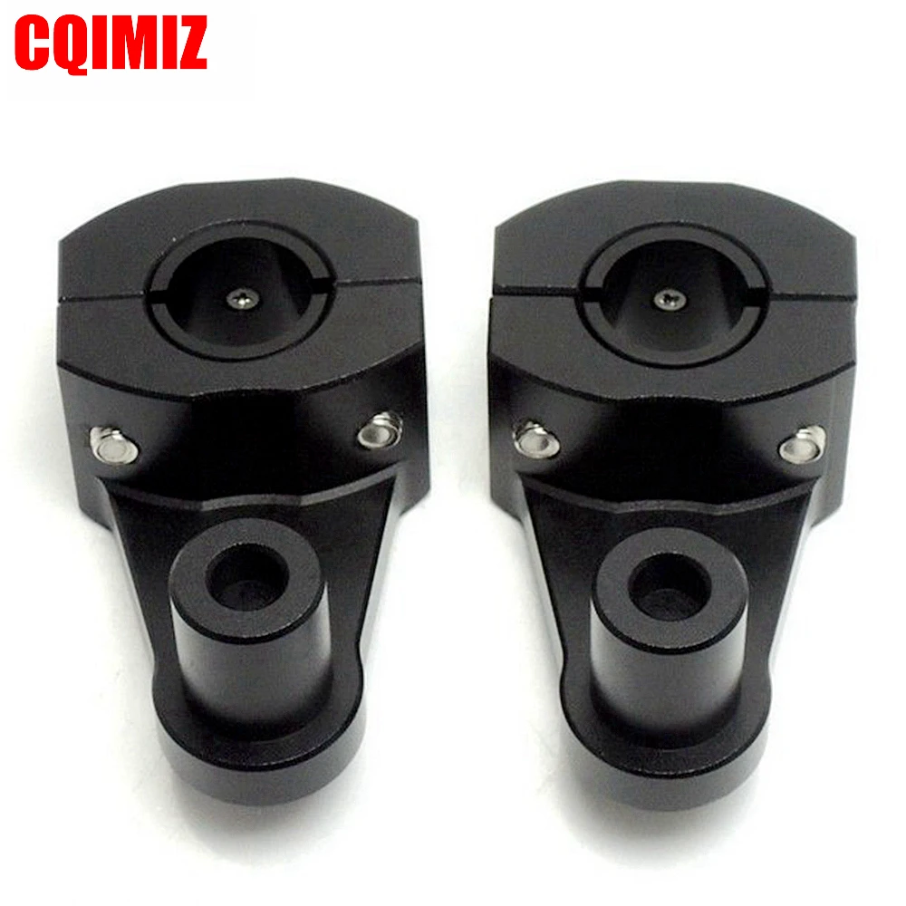 Universal Black 2 Inch Pivoting Motorcycle Handlebar Riser For 22mm/28mm Bars Clamp | Автомобили и мотоциклы