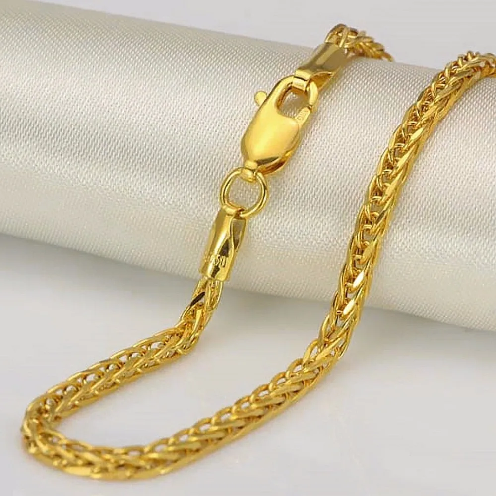 2 5 мм зубчатое ожерелье с цепочкой|chain necklace|necklace necklaceyellow gold |