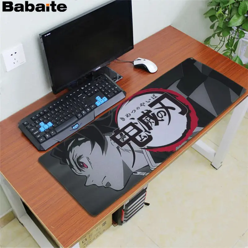 Babaite Высокое качество Демон slayer kimetsu no yaiba Блокировка края коврик для мыши игра