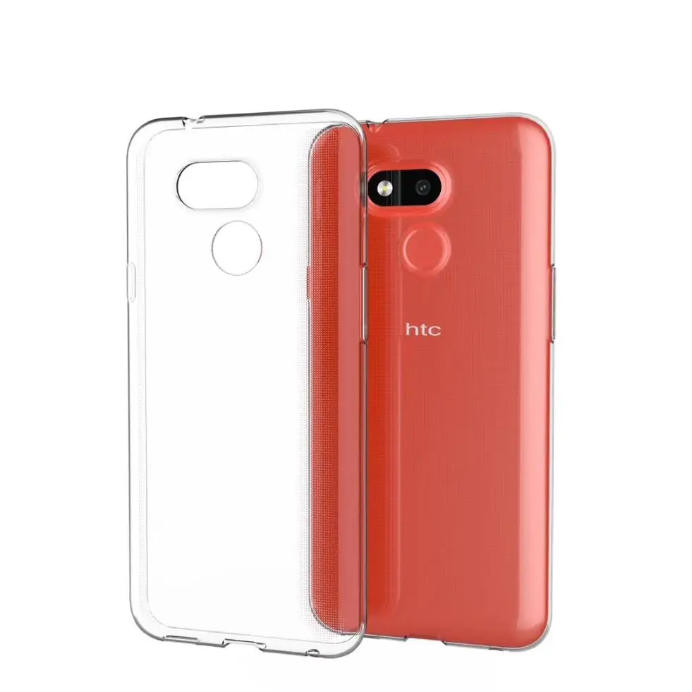 Для HTC Desire 12/12 Plus/12S/One M10/X9/X10/U Ultra/U Play/U11 тонкий прозрачный мягкий силиконовый чехол