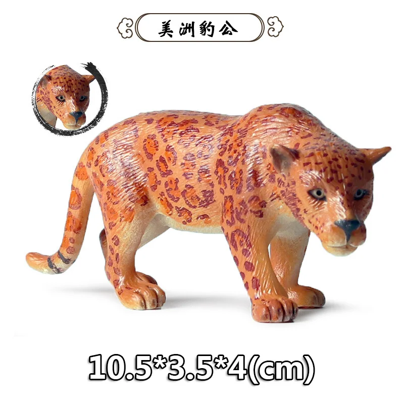 toy - 7 DIY Wild Jungle Zoo модели животных Plasti фигурки манга размеры Коллекция Модель Кукла игрушка для обучения для детей подарок - Цвет: toy - 7