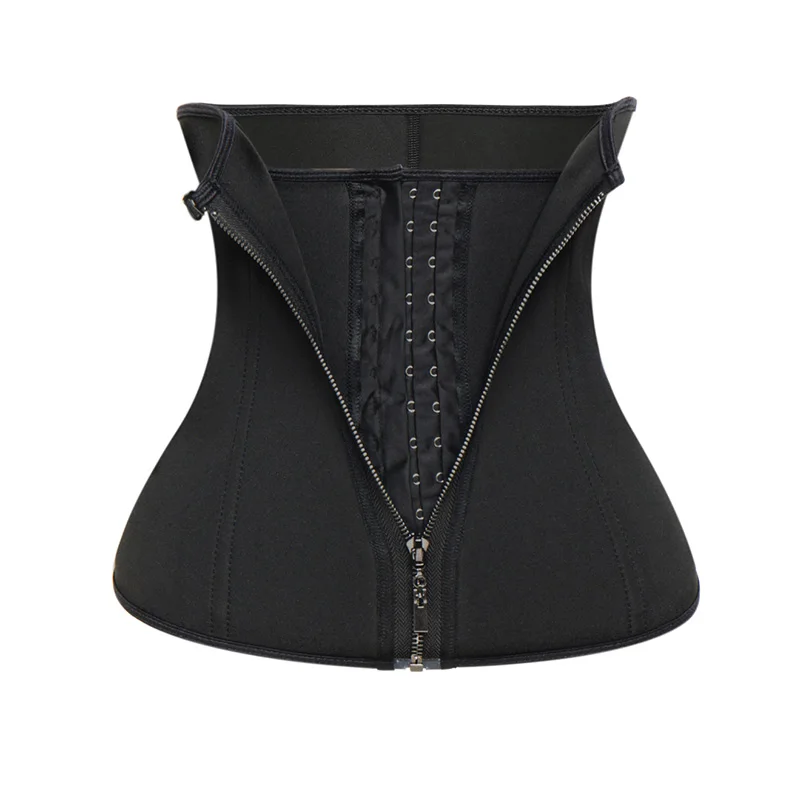 Hooks and Zipper 1 VASLANDA Женский фитнес пояс для похудения коррекция фигуры, тренировка для талии Корректирующее белье тренировка бег тренировка моделирующий ремень - Цвет: Hooks and Zipper 1