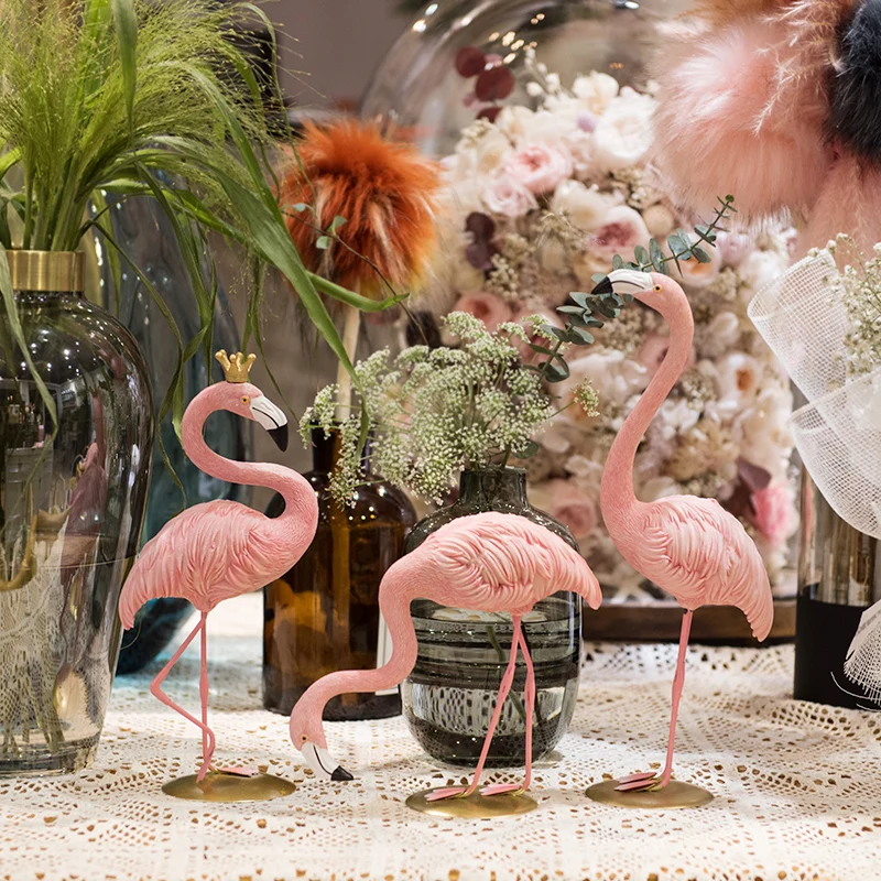 

Desktop Flamingo Animal Ornaments Home Decorations Bedroom Living Room Shop Window Decoration Decoration Gift