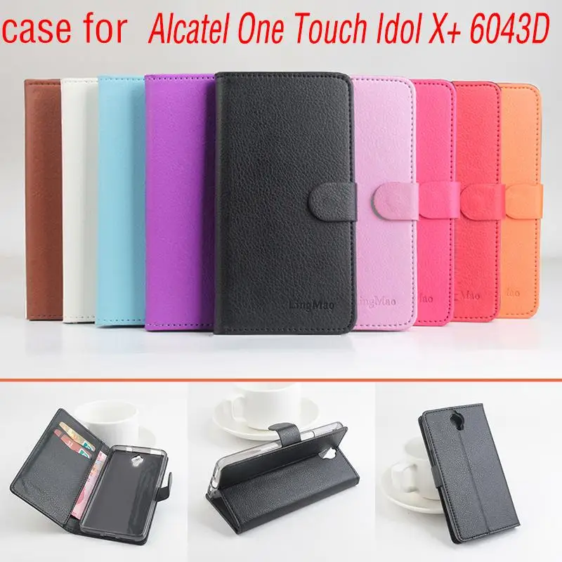 Чехол книжка из искусственной кожи для телефона Alcatel pixi4 5 0 OT5045 OT5042 OT4027 OT6034 OT6045 OT4013D