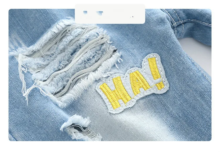 Летние джинсовые шорты для мальчиков 2018 модные детские хлопковые мягкие