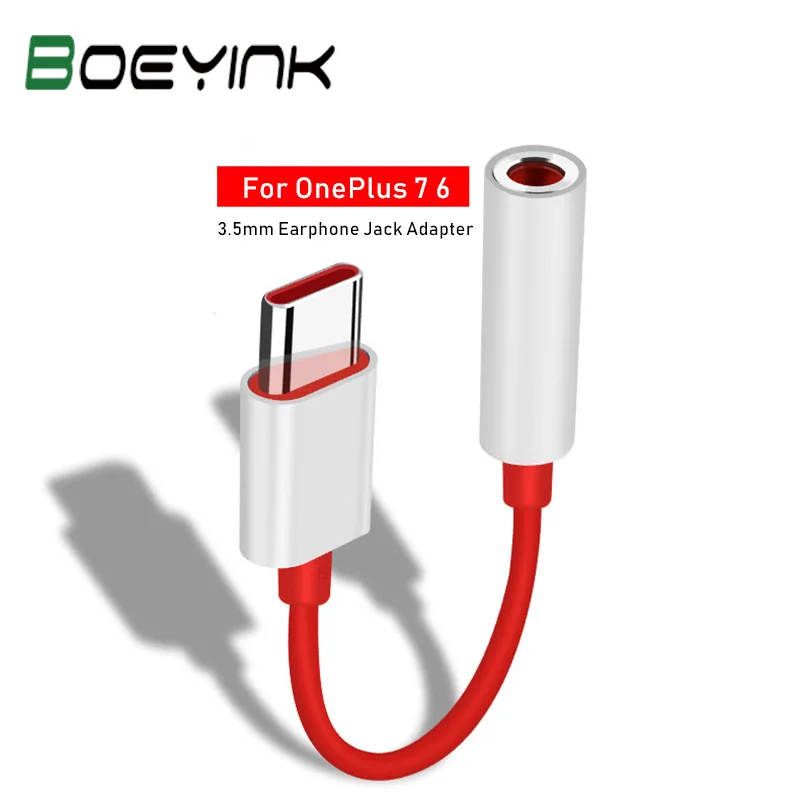 Переходник для наушников Oneplus 7 Pro 6T USB Тип C на 3 5 мм Aux аудио One Plus 1 + музыкальный