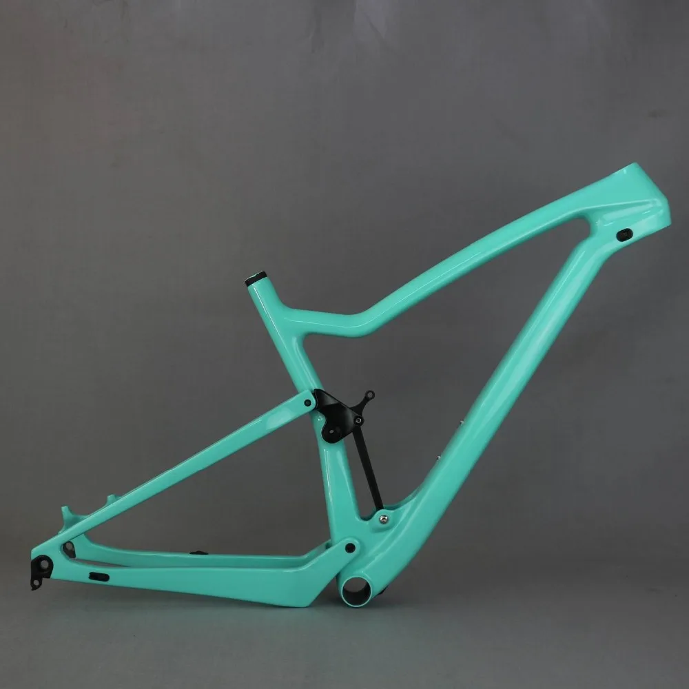 

new all inner cable 27.5er boost full suspension carbon frame for XC Cross Country mountain bike carbon