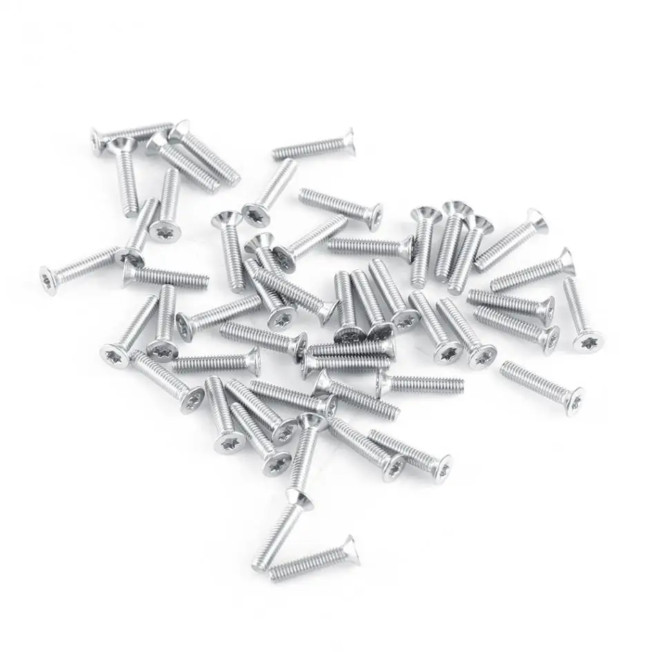 50 шт./лот M2.5 отвертка со звездочным приводом нержавеющая сталь SS304 плоская
