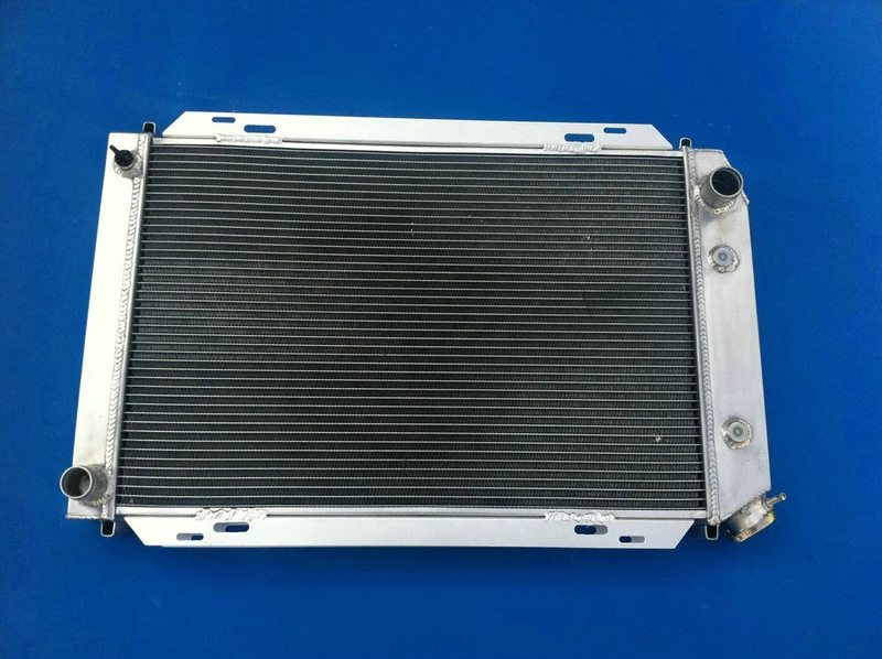 Алюминиевый радиатор и 2 * вентиляторы для Ford Mustang Futura/Fairmont/LTD 4/3 8/5.0L I6/V6/V8 81 82 83 84 85 86