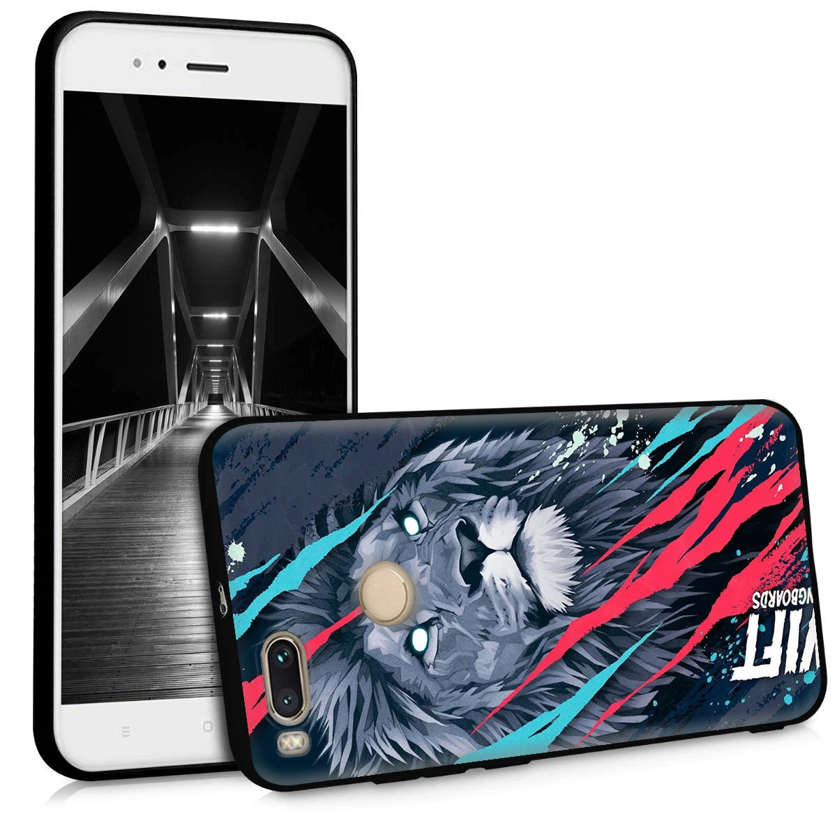 Чехол Lavaza из ТПУ с изображением животных льва волка для Xiaomi MI Redmi Poco X2 K30 Note 8T 10 6 8 9