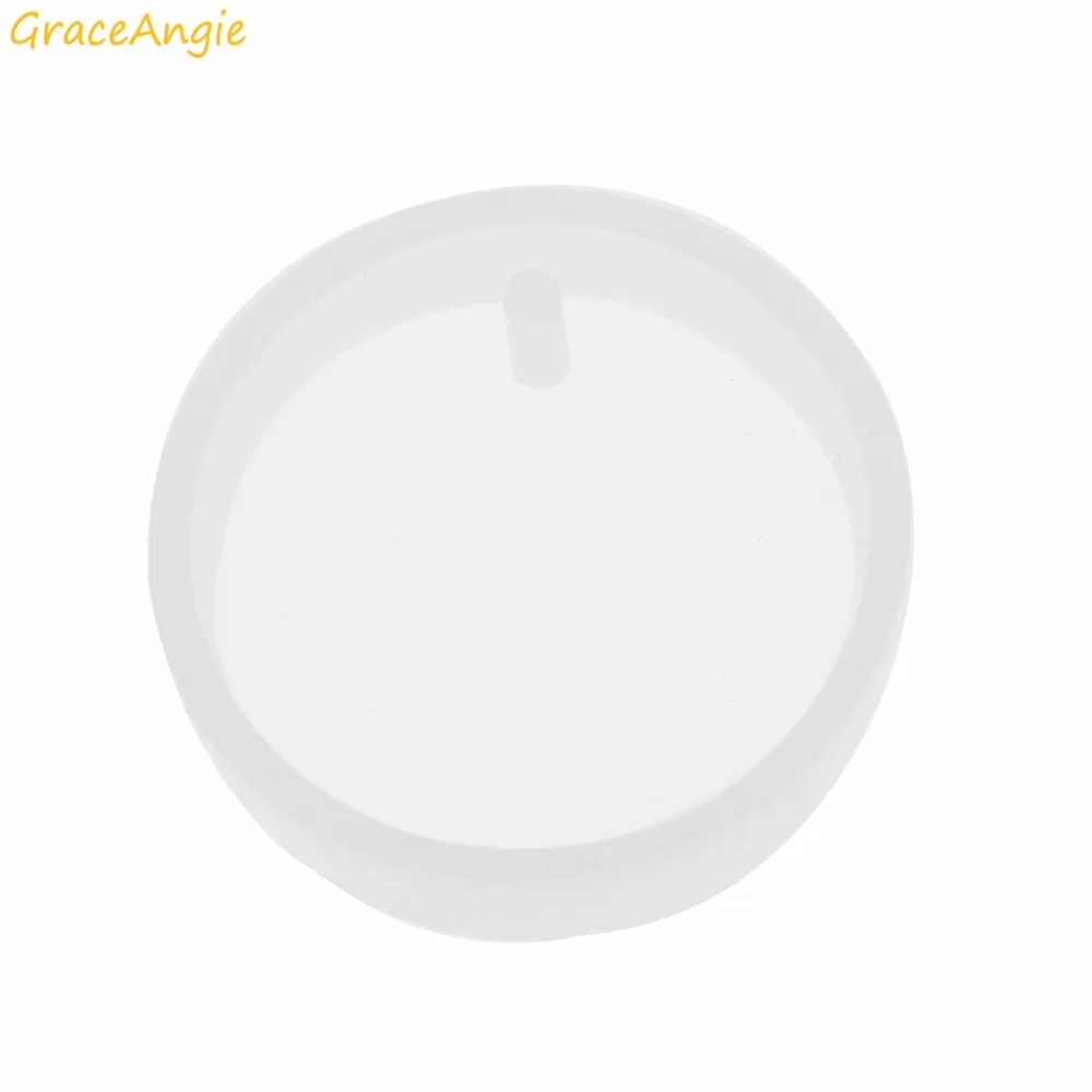 GraceAngie 5 шт./лот геометрическая форма с силиконовая форма с отверстиями Овальный Круглый квадратный литье очаровательные формы DIY кулон бусины ювелирные изделия инструменты