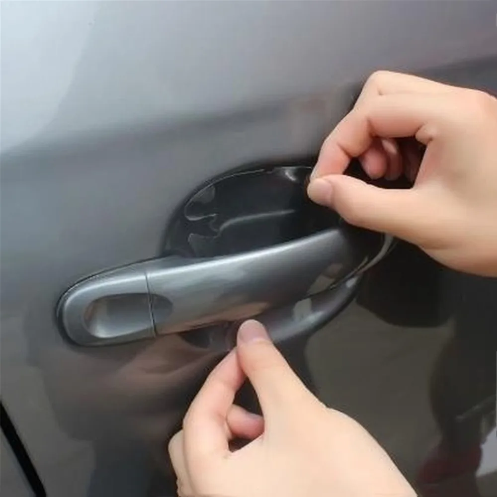 16/8 шт. Универсальный Невидимый прозрачная Автомобильная дверная ручка царапин