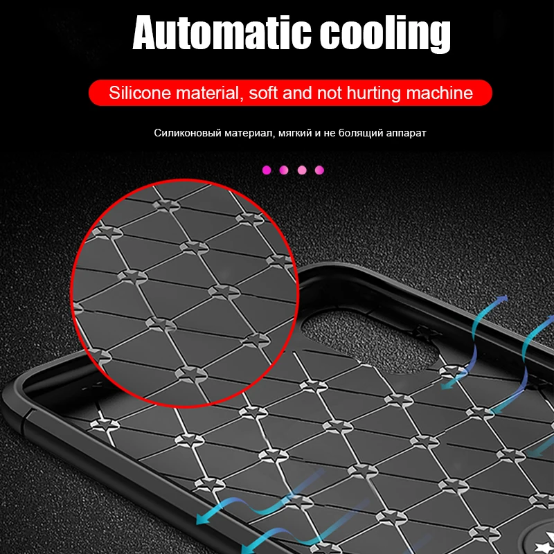 Luxury Car Magnetic Ring Soft Case On The For Huawei P30 Pro P20 Lite Full Cover soft Shockproof Bumper |