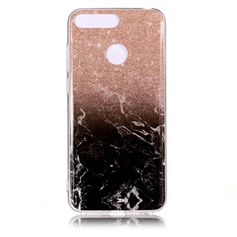 Huawei Honor 7A Pro, мраморный чехол для Coque Huawei Y6 Prime, чехол, чехол, цветной гранит, мягкий силиконовый чехол для телефона, Fundas