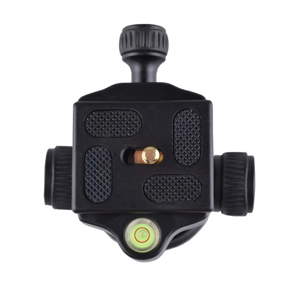 Алюминиевая стандартная шаровая Головка штатива + БЫСТРОРАЗЪЕМНАЯ пластина для