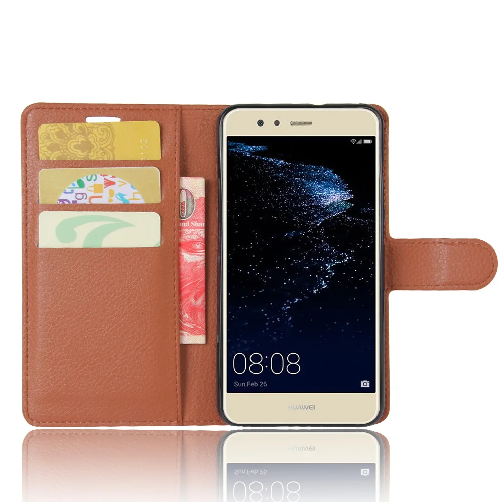 Роскошный футляр для телефона Funda для huawei P10 Lite Coques с подставкой и откидной крышкой, кошелек из искусственной кожи, сумка для huawei P10 Lite