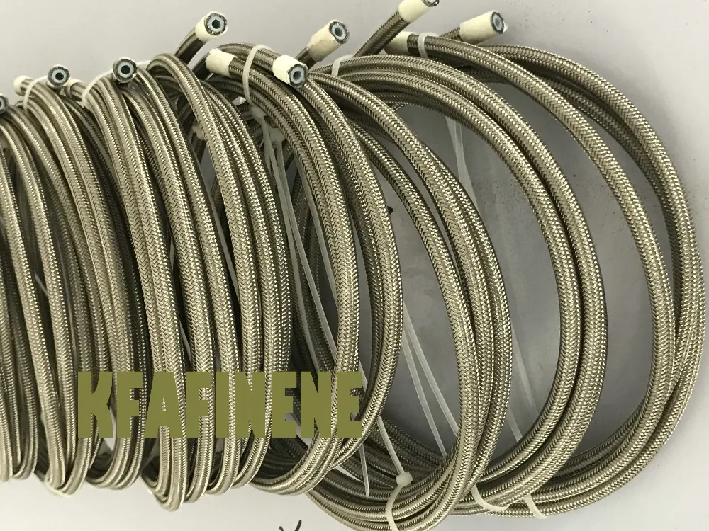 Тормозной шланг AN3 ID:1/8 "с оплеткой SS PTFE Гидравлический тормозной для