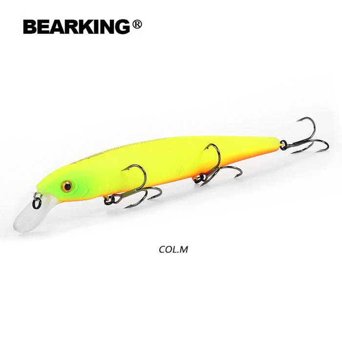 M BEARKING совершенное действие 19 цветов для искусственные рыболовные приманки 128 мм 23 г приостановление гольян воблеры crankbait - Цвет: M