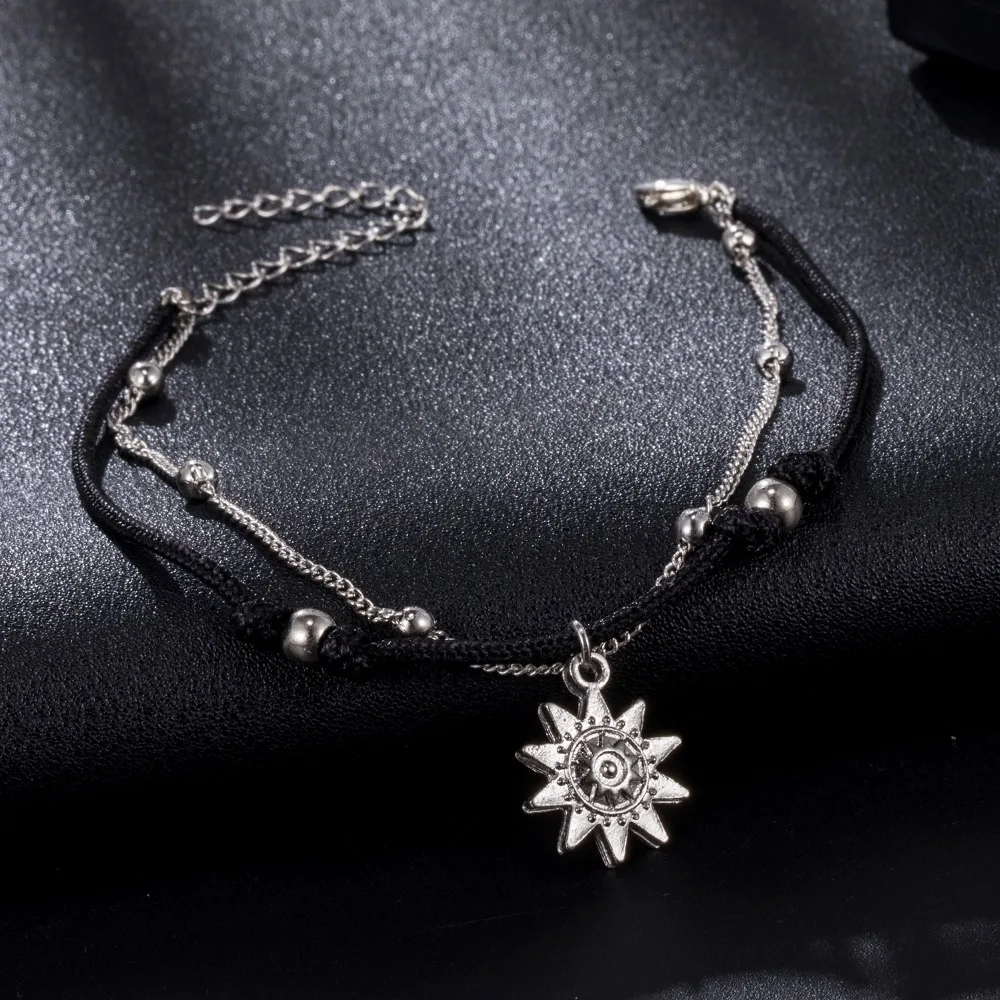 Женские винтажные Многослойные ботильоны с бусинами FAMSHIN Boho модные хлопковые