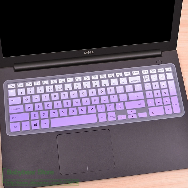 Для 15," Dell Inspiron 15 7567 7577 I3567 I5570 I5577 I7559 15,6" 3000 5000 серии 17 5000 серии 5748 клавиатура кожного покрова