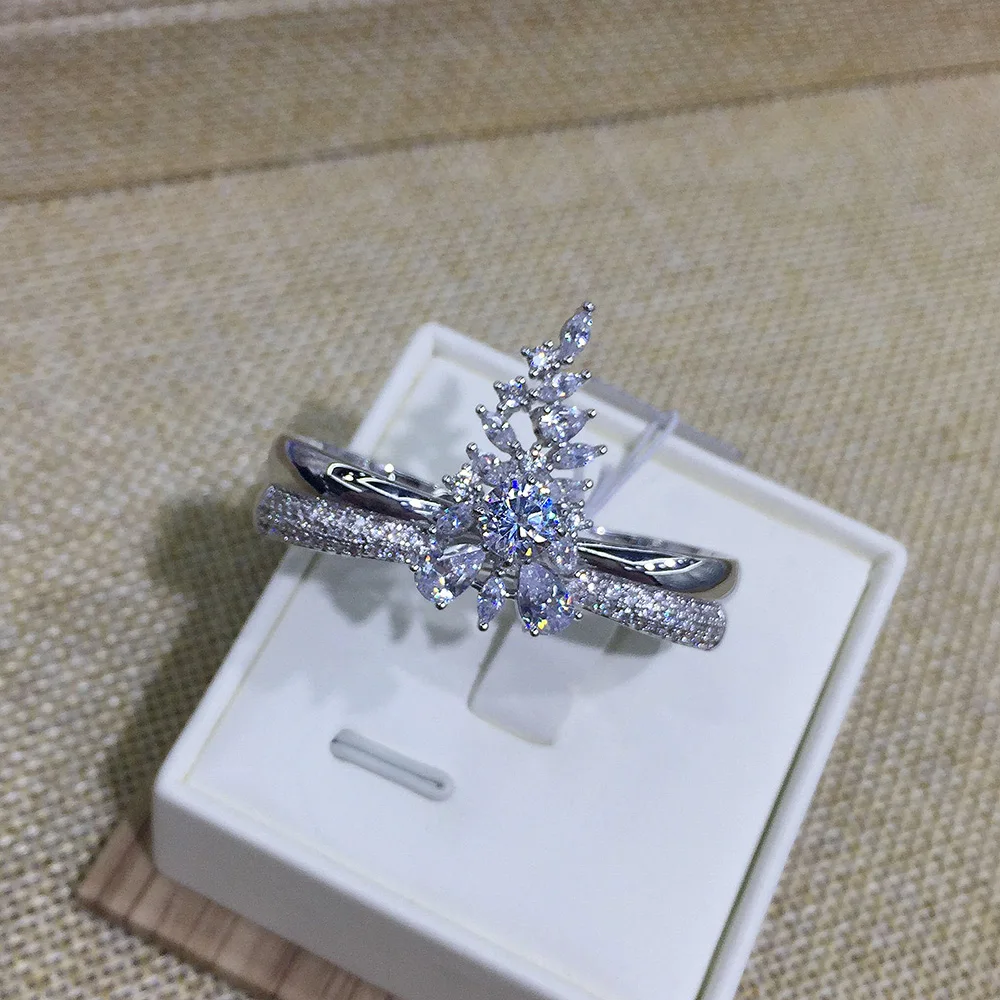 GODKI покрывало с двумя пальцами кольцо на кончик пальца занавес фианитами