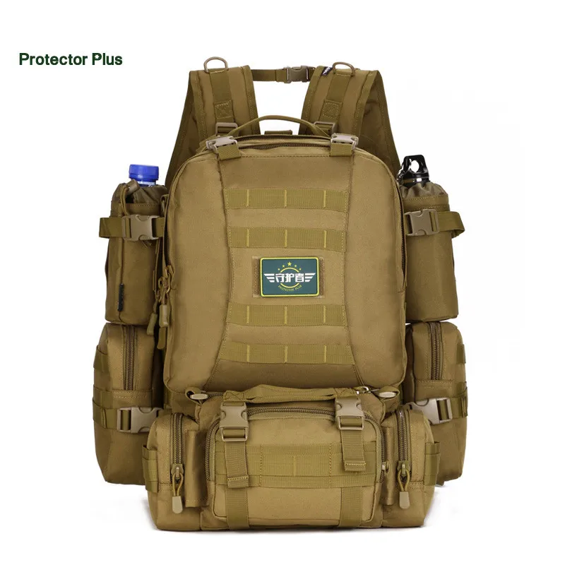 

New paragraph 50 l large backpack travel military combination backpack high grade camouflage wearproof Laptop men's bags