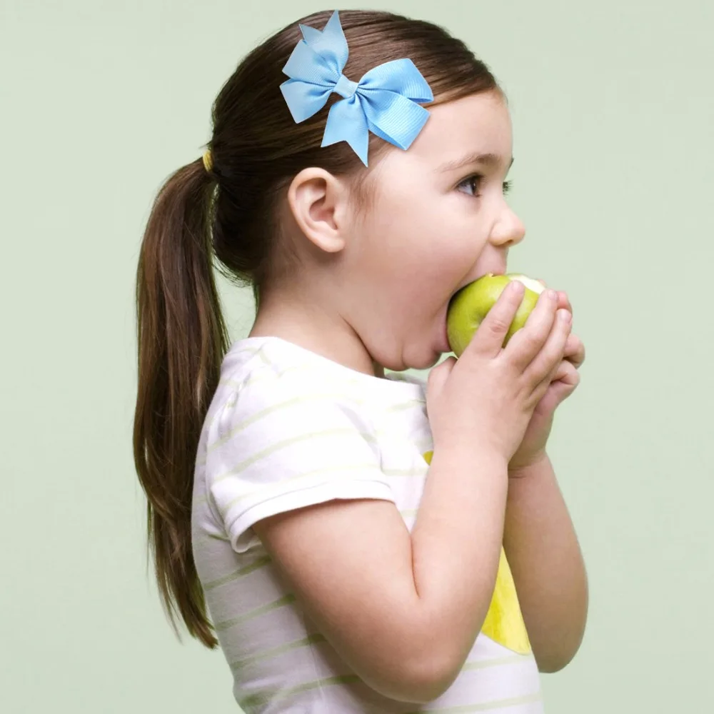 8 шт./Лот банты для волос с крокодиловым зажимом|Аксессуары| |