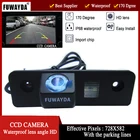 Камера заднего вида FUWAYDA, водонепроницаемая широкоугольная камера с ночным видением 170 '', CCD, для VW, SKODA, ROOMSTER, OCTAVIA, FABIA