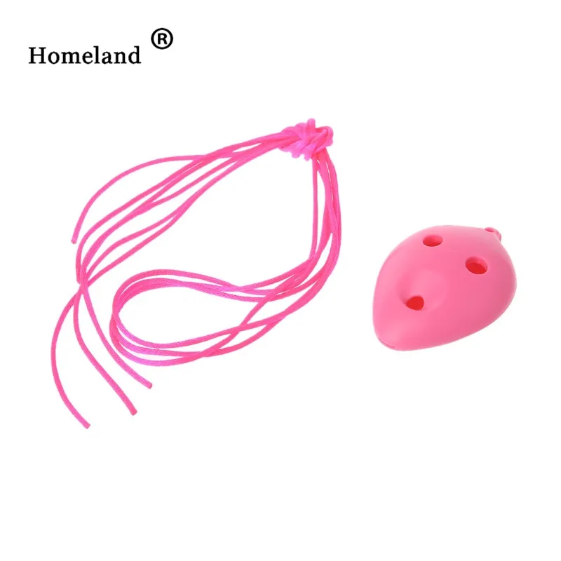 Peach pink Аксессуары для окарины 6 отверстий окарина сопрано C Ключ ABS пластик ручной работы Музыкальные инструменты подарок дропшиппинг - Цвет: Peach pink