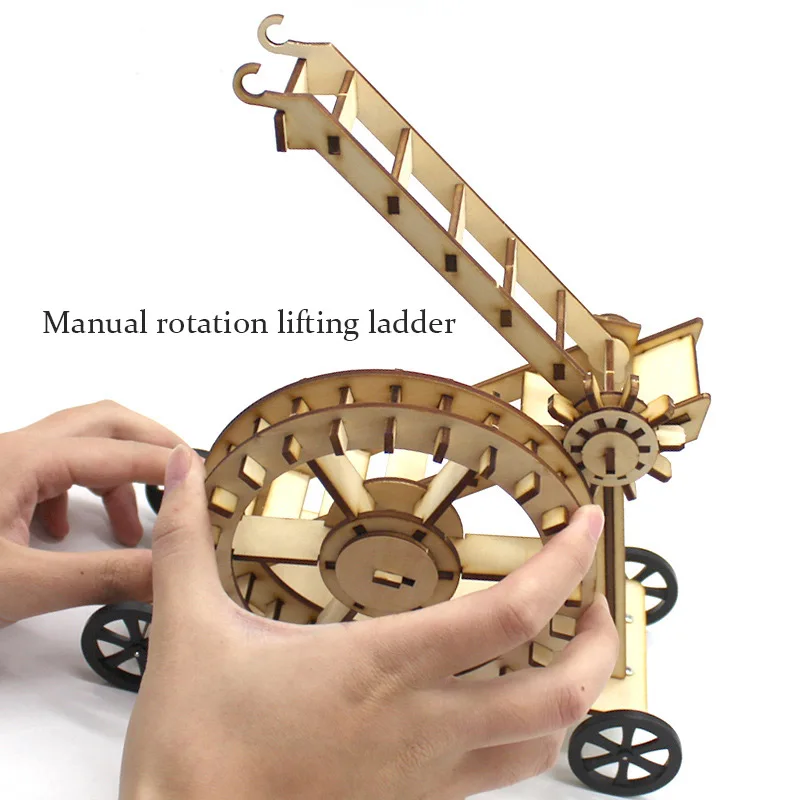 Креативный DIY 3D Деревянный stepladder строительный пазл игра сборка игрушка подарок