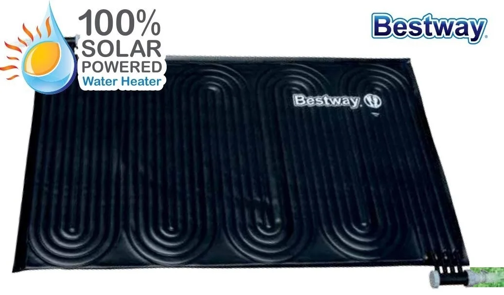 Bestway-almohadilla de calefacción Solar para piscina, 58423x110 cm, 43x67in, Compatible con filtro que aumenta de 3 ~ 5 Deg, 171