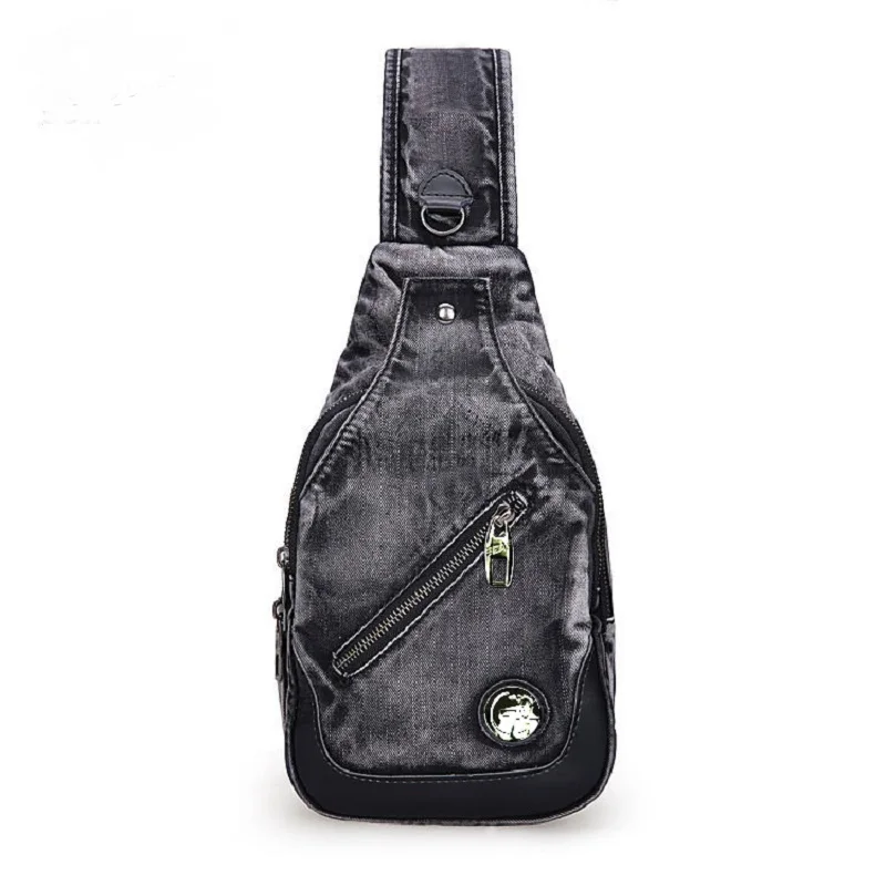 Винтажные модные повседневные сумки мессенджеры на одно плечо джинсовые