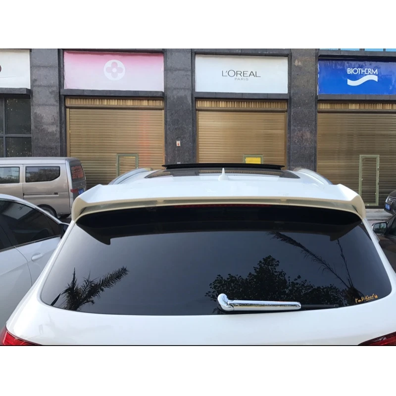 Для Audi Q5 2009~ 2013 Неокрашенный FRP и углеродное волокно Q5 ABT задний спойлер автозапчасти