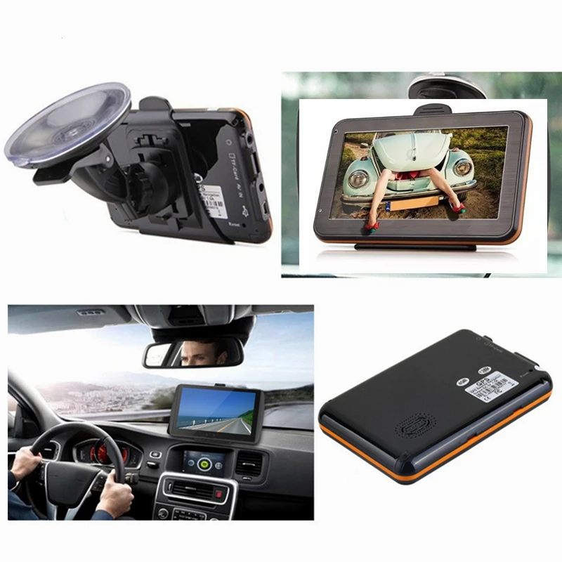 Wetowe G5 5 дюймов Автомобильный GPS навигатор FM Bluetooth AVIN реверсивная камера Россия США