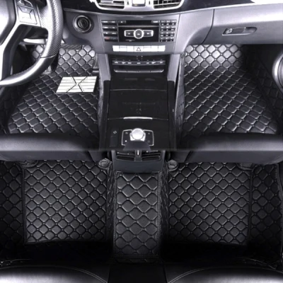 Black black line Автомобильные коврики для hyundai creta elantra tucson sonata ix25 avante solaris ix35, аксессуары, автомобильные коврики, подкладка - Название цвета: Black black line