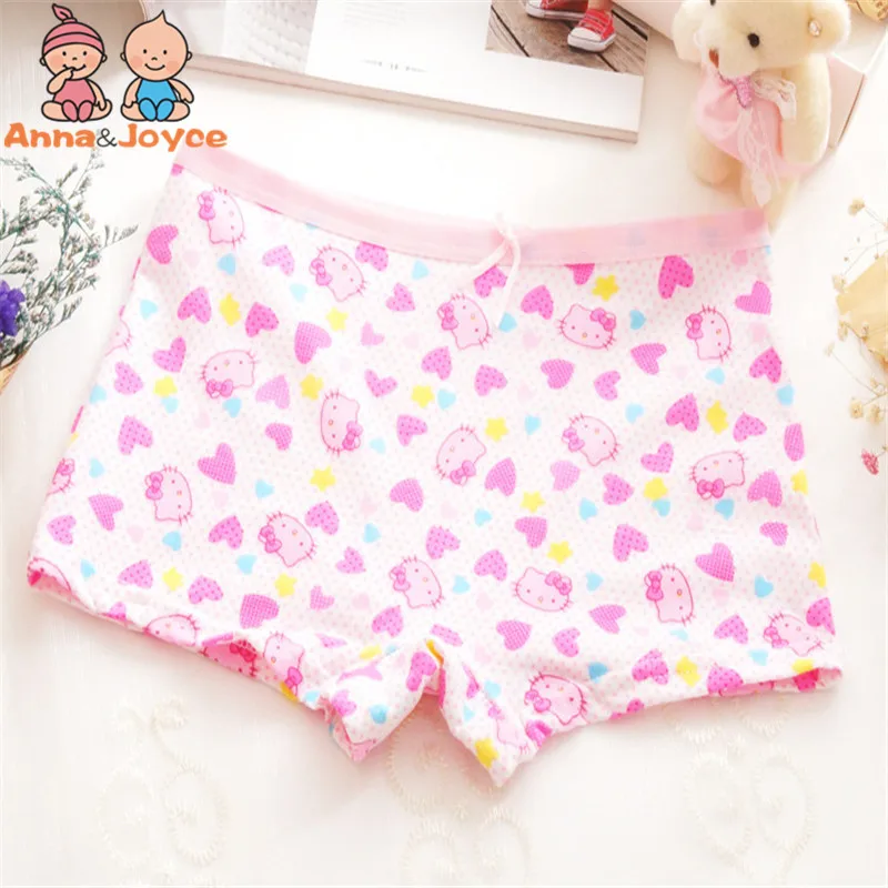 12 шт./лот хлопковые трусы боксеры для маленьких девочек нижнее белье девочек|girl