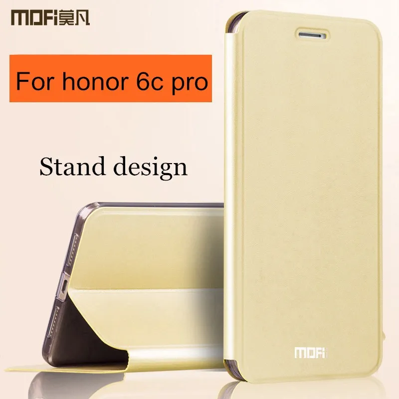 Для Huawei honor 6c Pro чехол MOFI original флип Противоударный задняя силиконовые Капа для