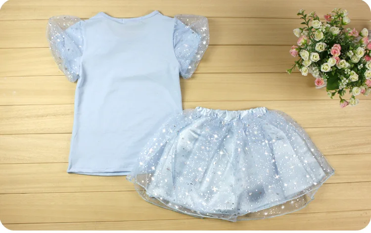 Kids dress для девочек синий золушка принцесса малыш элегантный театрализованное
