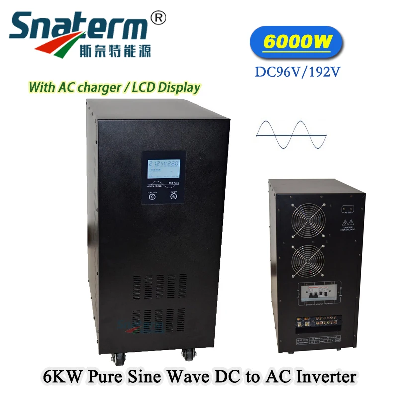 6KW/6000W UPS Чистая синусоида солнечный Солнечные фотоэлектрические сети Мощность