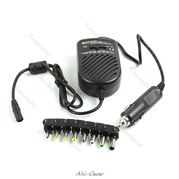 

DC 80W Car Auto Universal Charger Power Supply Adapter Set For LaptoNotebook