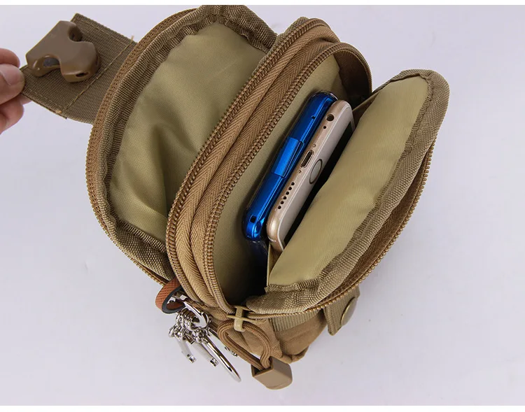 1000D тактический камуфляж Molle поясная Оксфорд Пояс Сумки Кошелек Чехол Спорт на