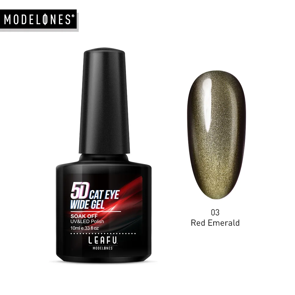 3 Leafu Modelones 5D кошачьи глаза УФ-гель для ногтей Хамелеон Magentic Led гель лак для ногтей нужен магнит палочка Полупостоянный светодиодный гель - Цвет: 3