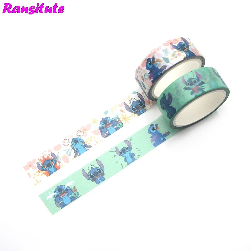 Ransitute 2 шт./компл. мультфильм Вышивка крестом детская игрушка лента Washi дорожная лента игрушечный автомобиль украшения ручной учетной записи стикеры R392
